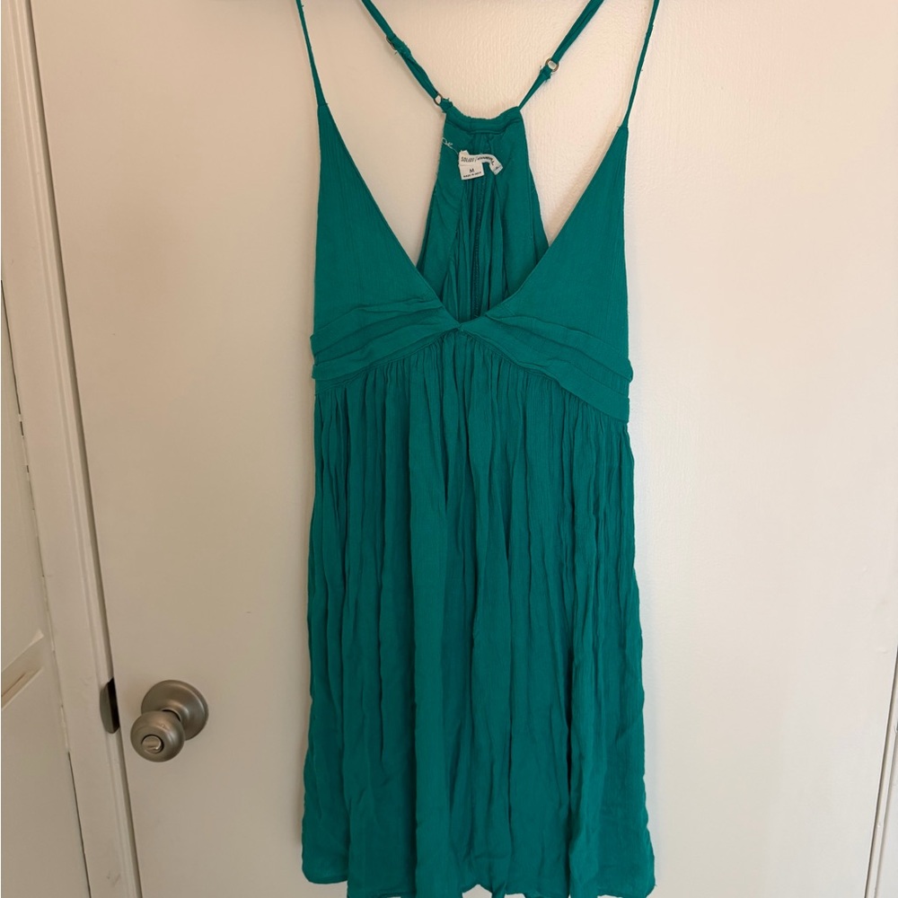 O'Neil Saltwater Solids Teal Dress